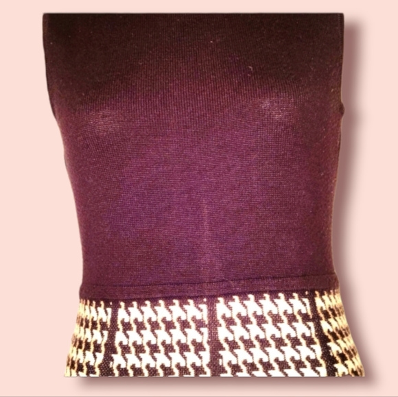 VINTAGE Women's Calvin Klein Sleeveless Knit Dress sz Medium Petite - Picture 4 of 10